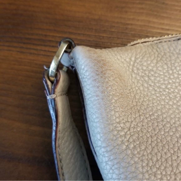 Kate Spade Neutral Color Leather Crossbody (13x9x6). Great for spring & summer! - Picture 9 of 11